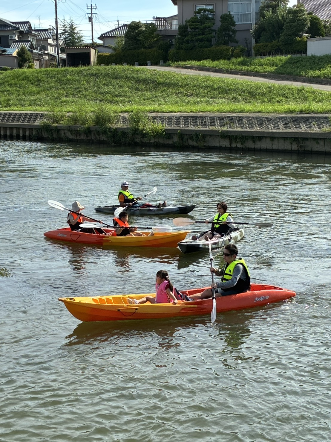 竹田川カヤック体験