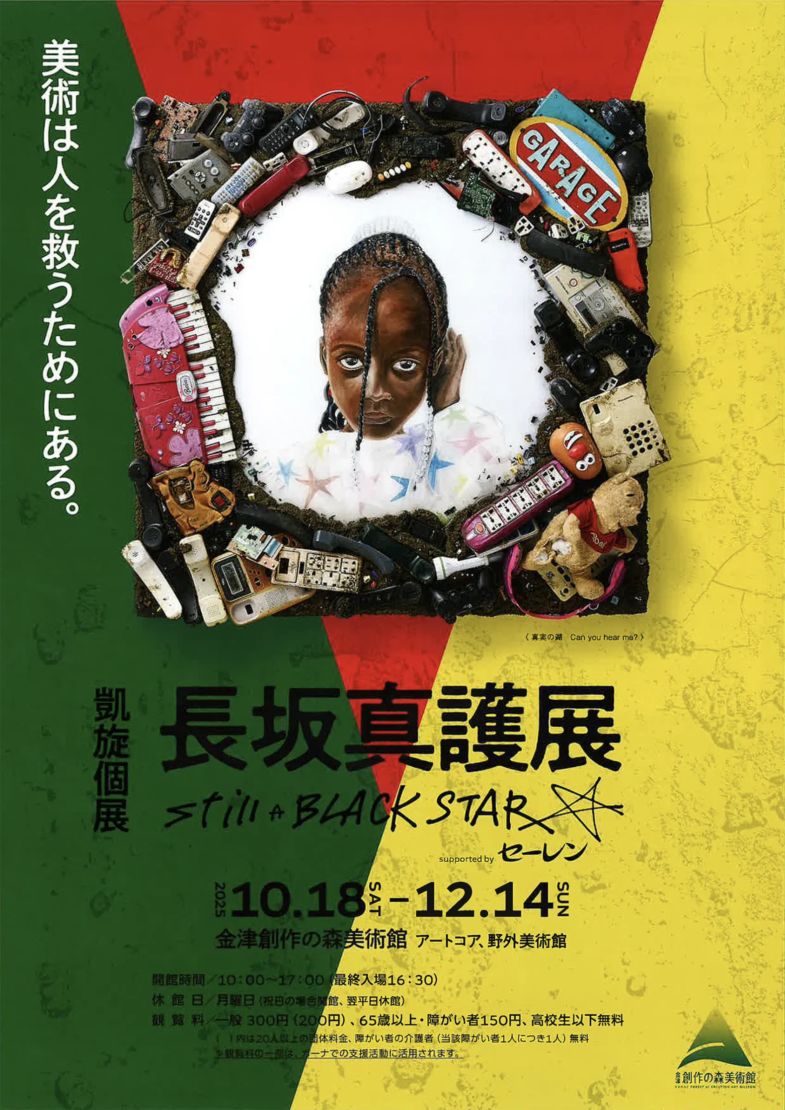 凱旋個展「長坂真護展」金津創作の森