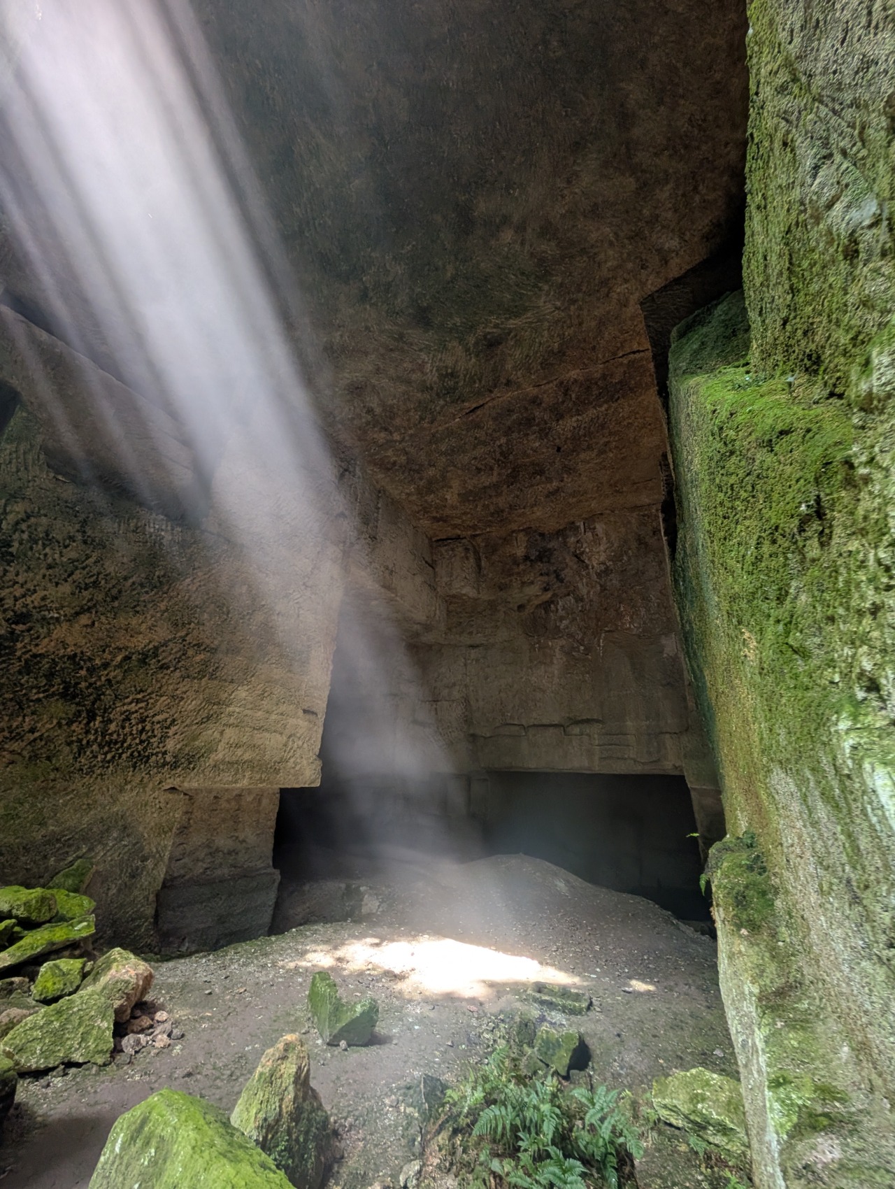 宮谷石切場跡へ神秘ピクニック　