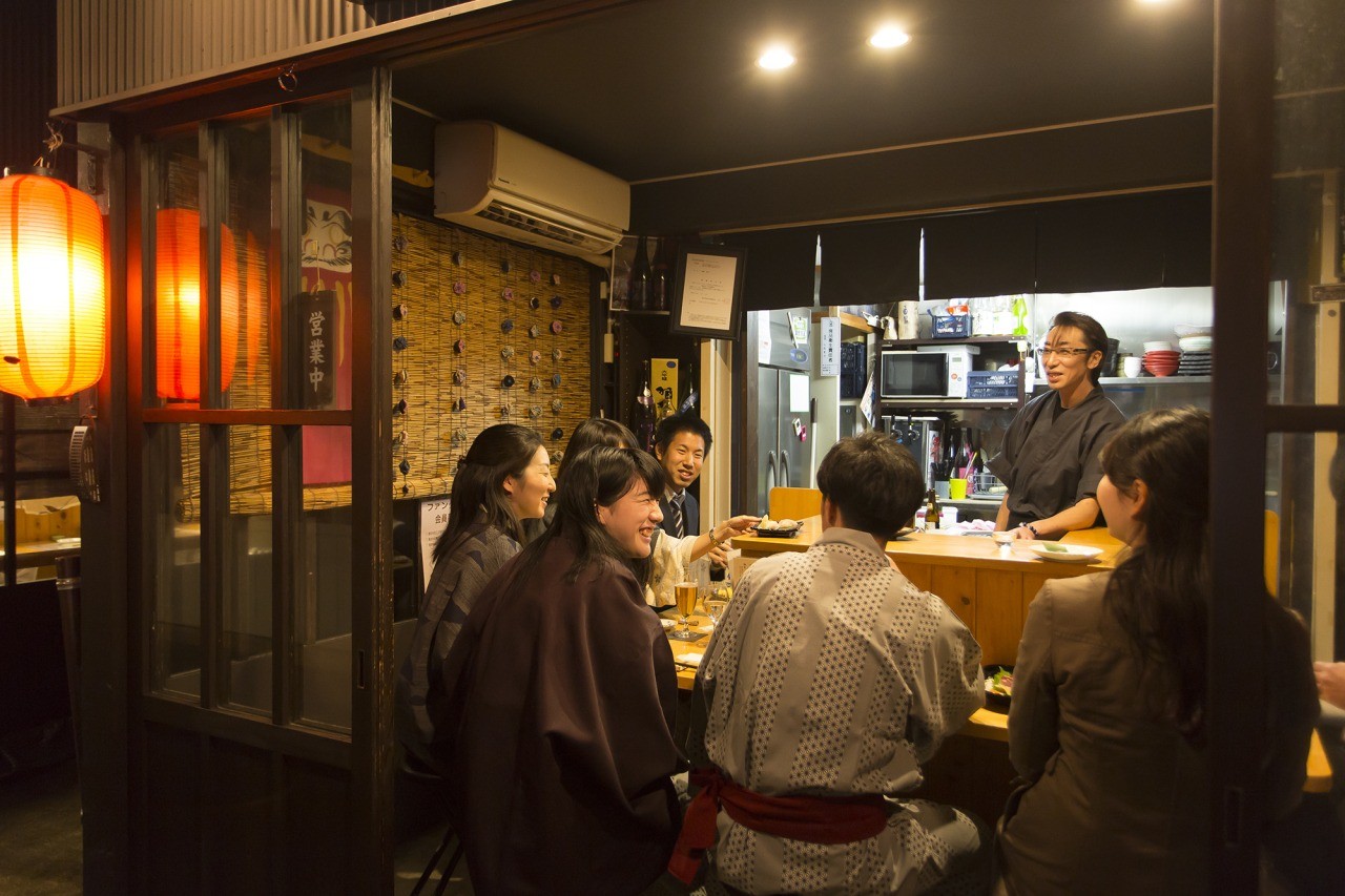 あわら温泉屋台村「湯けむり横丁」