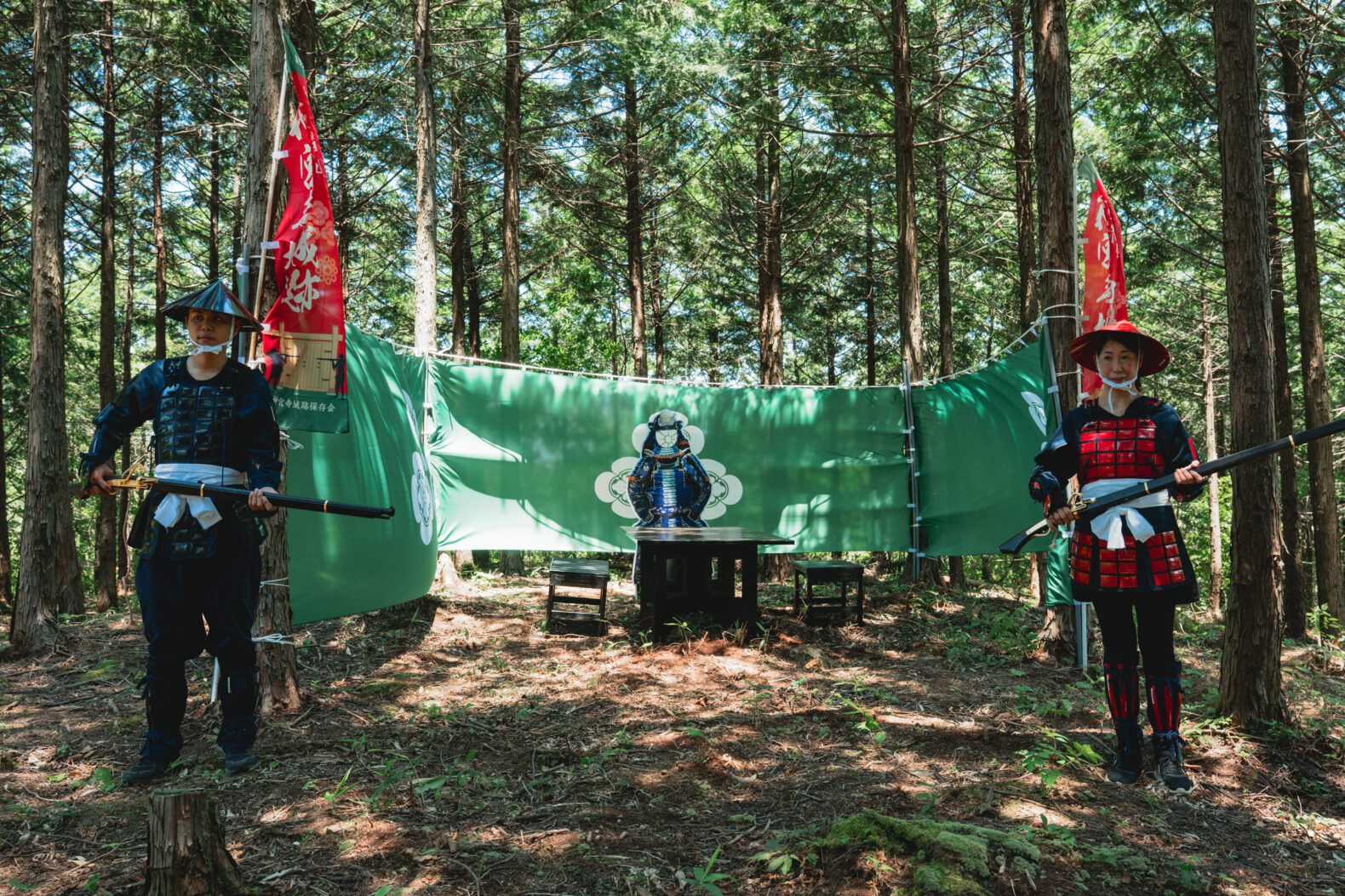 神宮寺城戦国ツアーと竹灯りづくり体験